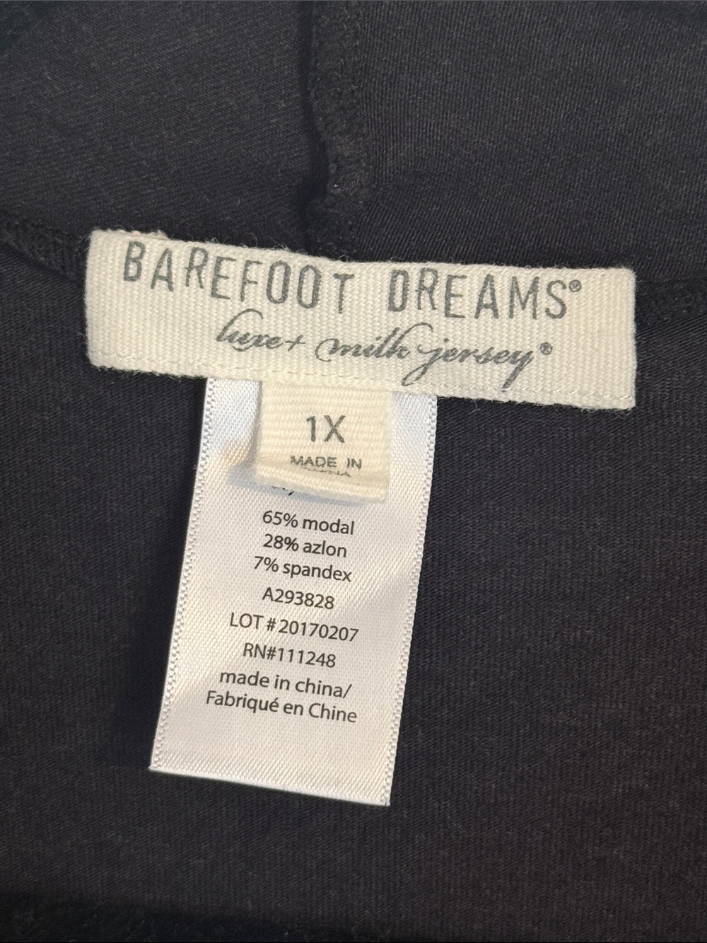 Barefoot Dreams Luxe + Milk Jersey Open Front Lightweight Cardigan - Picture 2 of 4
